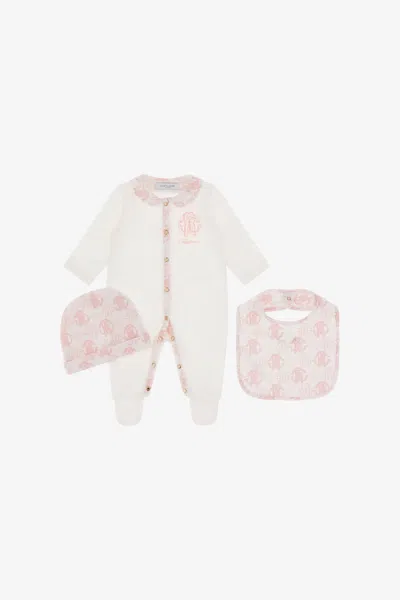 Roberto Cavalli Rc Monogram Set In Pink