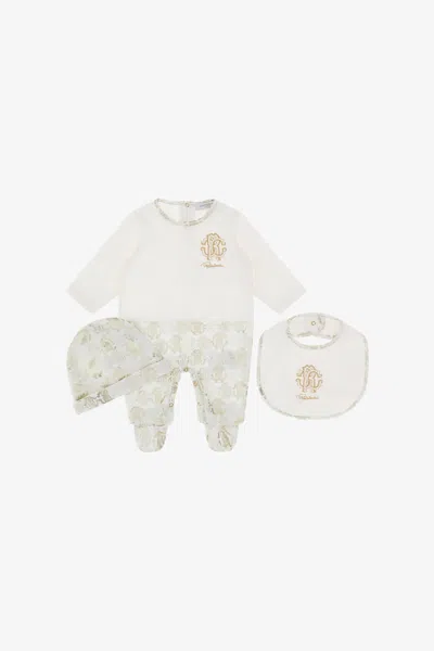 Roberto Cavalli Rc Monogram Set In White