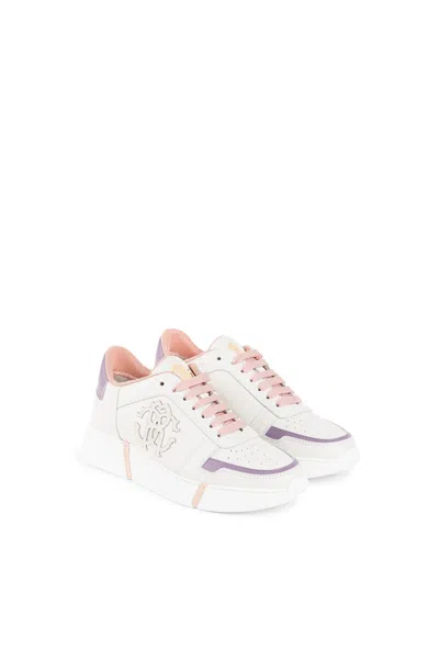 Roberto Cavalli Rc Monogram Sneakers In Multi
