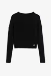 Roberto Cavalli Rc Monogram Sweater In Black