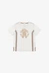 Roberto Cavalli Rc Monogram T-shirt In White