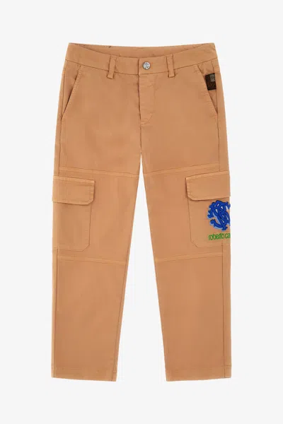 Roberto Cavalli Rc Pants In Light Brown