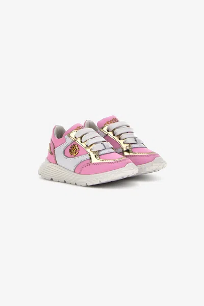 Roberto Cavalli Rc Sneakers In Pink