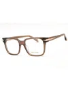 Roberto Cavalli Rectangular Unisex Eyeglasses In Brown