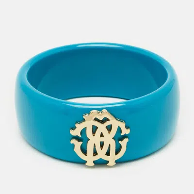 Pre-owned Roberto Cavalli Resin Gold Tone Bracelet