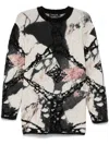 Roberto Cavalli Abstract-pattern Sweater In Multi