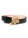 Roberto Cavalli Roar Belt In Black