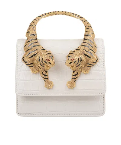 Roberto Cavalli Roar Handbag In Nude ModeSens