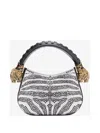 Roberto Cavalli Roar Mini Bag In Schwarz