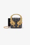 Roberto Cavalli Roar Phone Case With Bejeweled Tigers In Black
