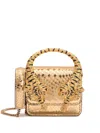 Roberto Cavalli Roar Handtasche In Gold
