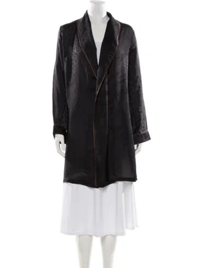 Pre-owned Roberto Cavalli Robe In Black