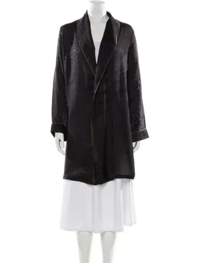 Pre-owned Roberto Cavalli Robe In Black