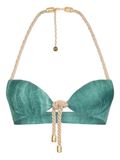 Roberto Cavalli Rope-detailing Top In Blue