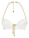 Roberto Cavalli Rope-detailing Top In White