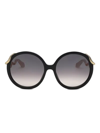 Roberto Cavalli Round-frame Sunglasses