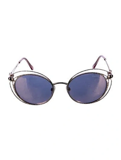 Pre-owned Roberto Cavalli Round Mirrored Sunglasses In Multi