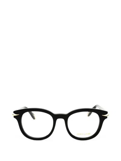 Roberto Cavalli Round-frame Glasses In Black