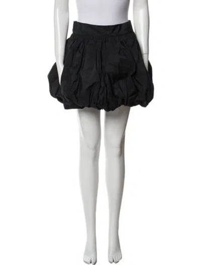 Pre-owned Roberto Cavalli Ruffle Embellishment Mini Skirt In Black