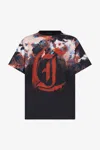 Roberto Cavalli Rusty Stain Print T-shirt In Multi