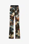 Roberto Cavalli Rusty Stain Print Trousers In Multi