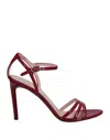 Roberto Cavalli Sandals In Maroon