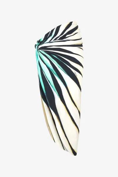 Roberto Cavalli Ray Of Sea Print Sarong
