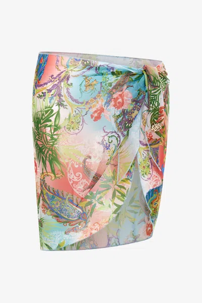 Roberto Cavalli Sarong Multicolor