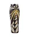 Roberto Cavalli Ray Of Gold-print Pareo In Golden