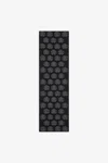 Roberto Cavalli Scarf With Monogram Rc All Over In Black