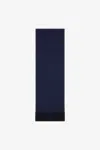 Roberto Cavalli Scarf With Monogram Rc In Dark Blue