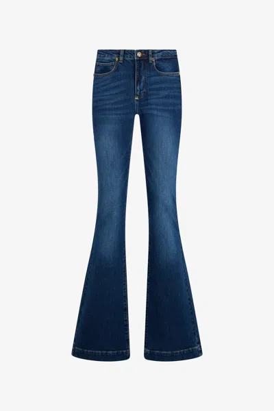 Roberto Cavalli Flared Jeans In Blue