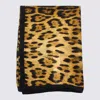 Roberto Cavalli Animal Print Lightweight Rectangular Scarf Soft Texture In Animal Print