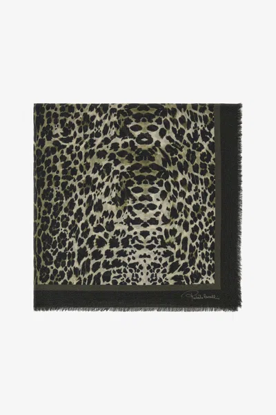 Roberto Cavalli Shawl With Queen Of Sicily Print