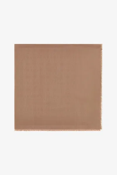 Roberto Cavalli Shawl With Rc Monogram Print