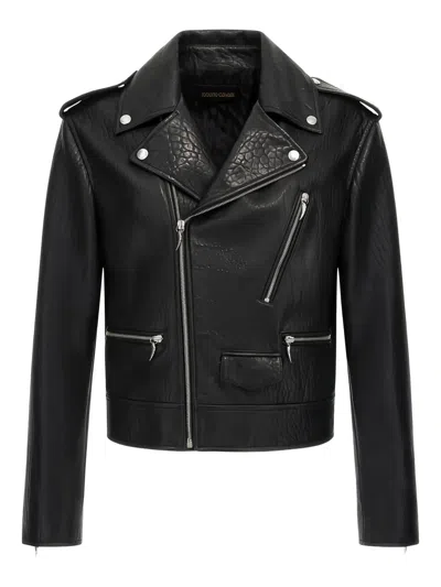 ROBERTO CAVALLI SHEEPSKIN BIKER JACKET