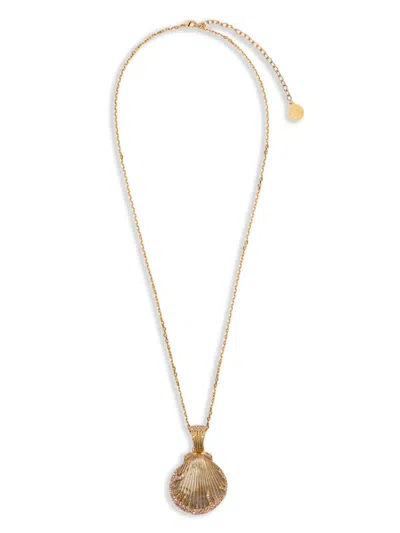 ROBERTO CAVALLI SHELL PENDANT NECKLACE