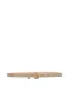 Roberto Cavalli Shell-shaped Buckle Belt In Neutrals