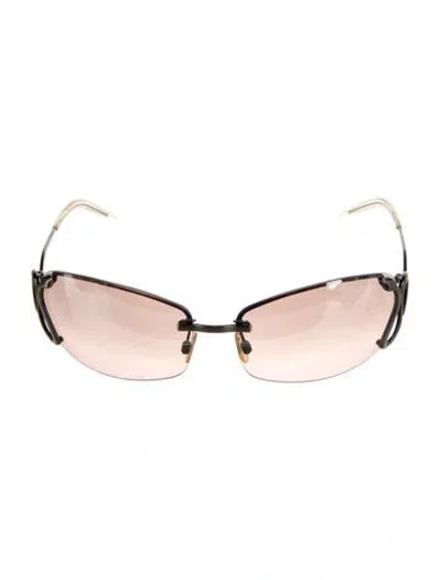 Pre-owned Roberto Cavalli Shield Gradient Sunglasses In Neutral