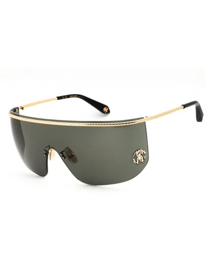 Roberto Cavalli Shield Sunglasses For Women - Src012m In Metallic