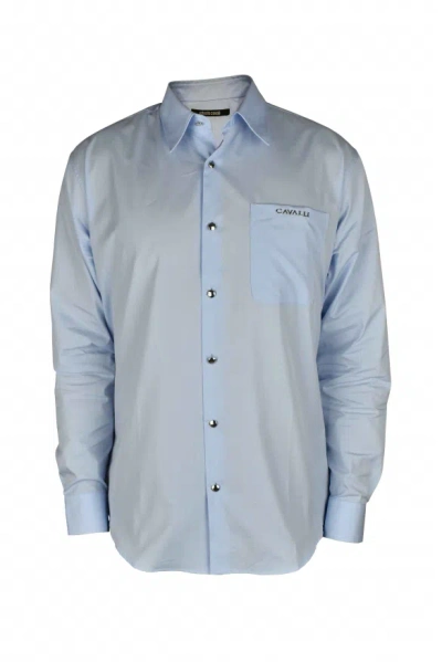 Roberto Cavalli Logo-plaque Cotton Shirt