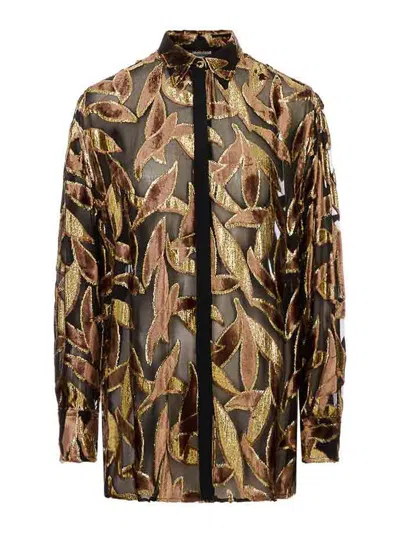 Roberto Cavalli Shirt In Multi