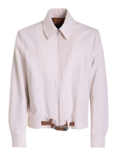 Roberto Cavalli Shirt-style Jacket In Pink