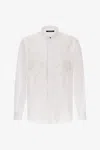 Roberto Cavalli Shirt With Embroidered Details In White