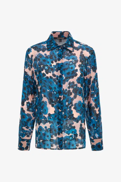 Roberto Cavalli Shirt With Print In Multi