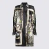 Roberto Cavalli Graphic Print Long Sleeve Longline Top