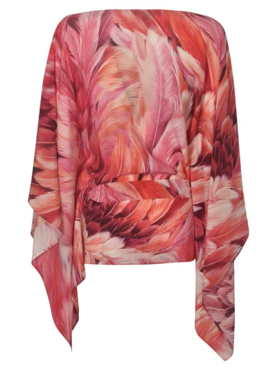 Roberto Cavalli Shirts Pink In Red