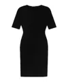 Roberto Cavalli Openwork-areas Mini Dress In Black