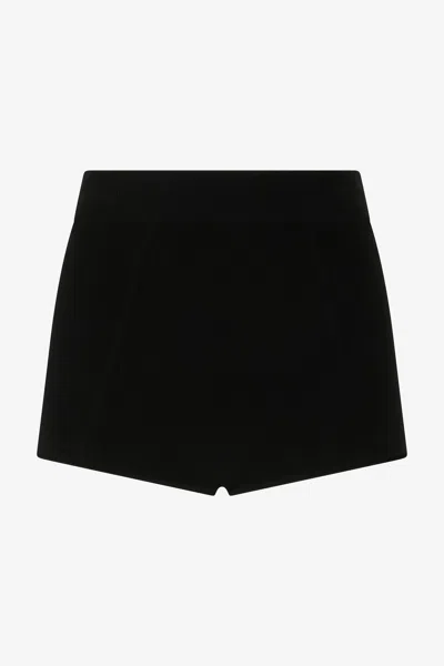 Roberto Cavalli High-rise Shorts In Black