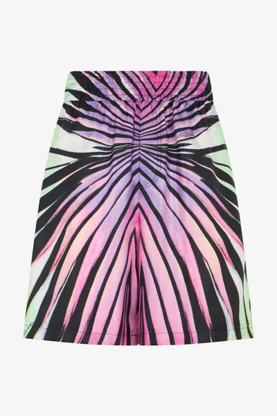 Roberto Cavalli Ray Of Paradise Print Shorts In Multi